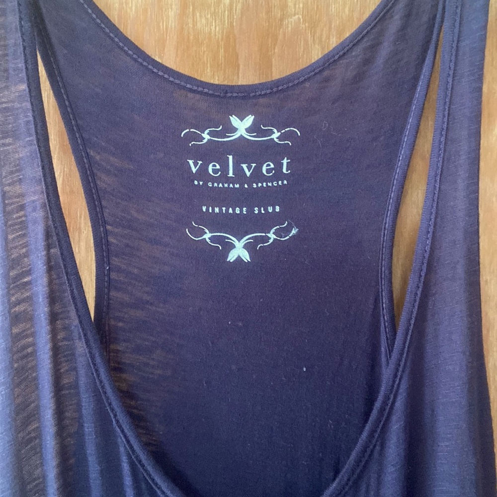 Velvet by Graham and Spencer indigo thin cotton casual long dress, size small
